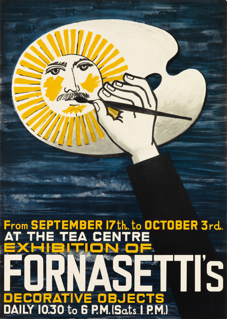 Appraisal: PIERO FORNASETTI - FORNASETTI EXHIBITIONS Group of posters Sizes vary