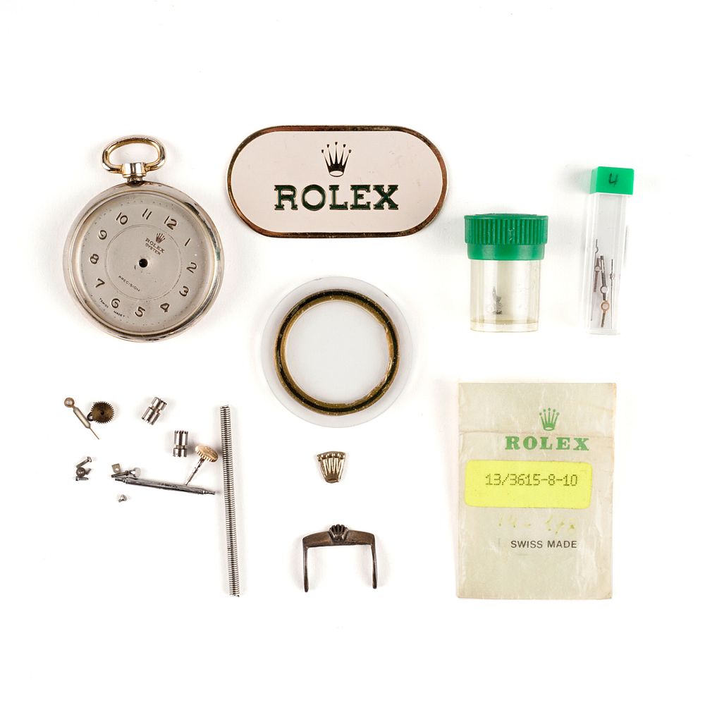 Appraisal: Grp Rolex Watch Parts Rolex Switzerland Group of assorted watch