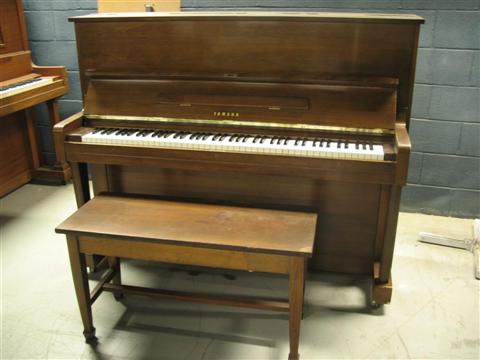 Appraisal: YAMAHA UPRIGHT PIANO with bench - Provenance Gordon Keller Music