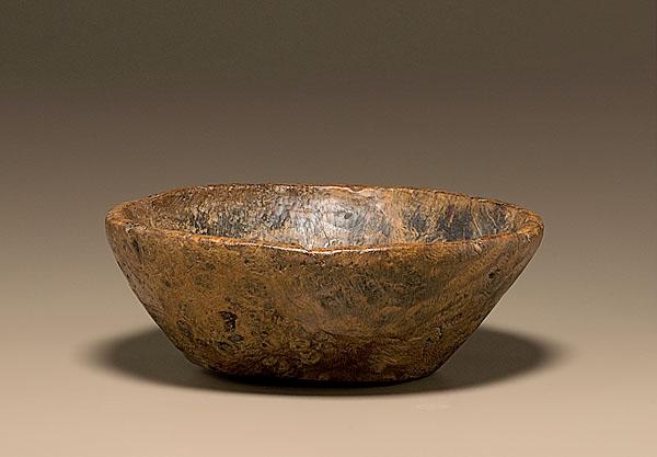 Appraisal: BURL BOWL th or th century ht dia in