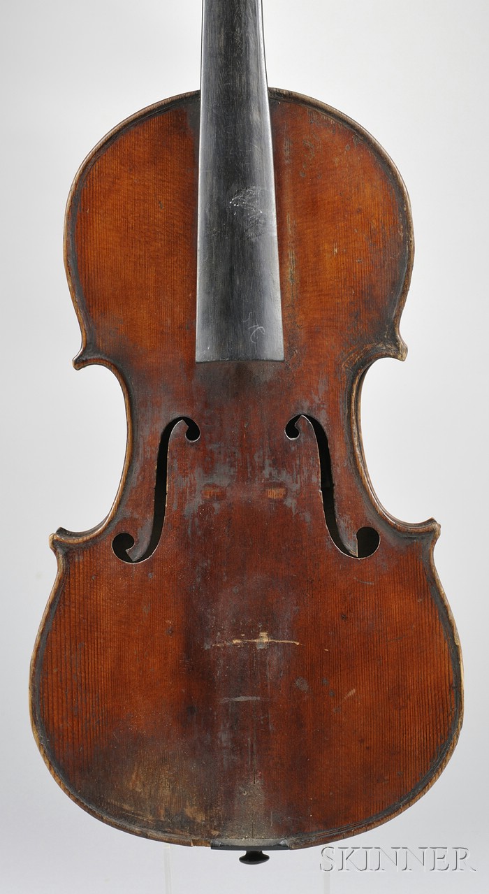 Appraisal: German Violin c unlabeled length of back mm