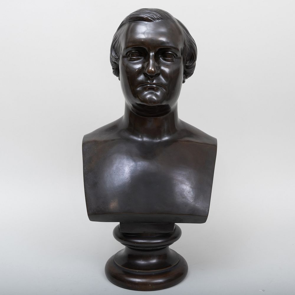 Appraisal: After August Jean Barre - Bust of Napoleon Joseph Charles