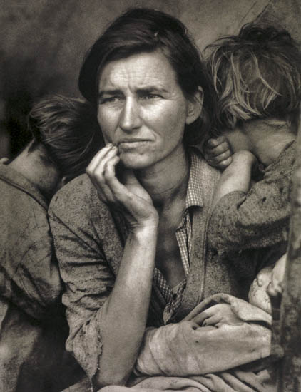 Appraisal: LANGE DOROTHEA - Migrant Mother Nipomo California Photogravure x inches