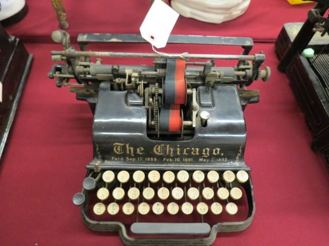 Appraisal: Antique Typewriter The Chicago