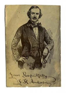 Appraisal: Anderson John Henry Photograph of John Henry Anderson the Great