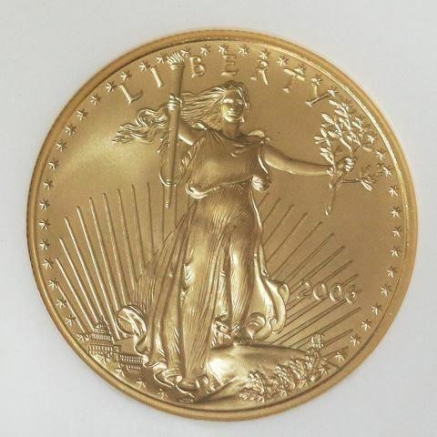 Appraisal: U S Mint Gold Eagle coin ounce fine gold