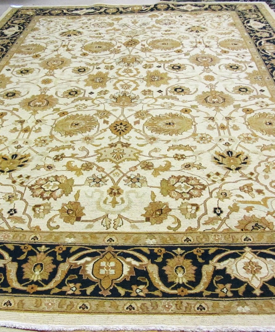 Appraisal: A Chinese Soumac carpet the neutral field with an allover