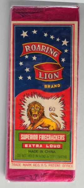 Appraisal: Roaring Lion -Pack Firecrackers Class Condition Near Mint Size -