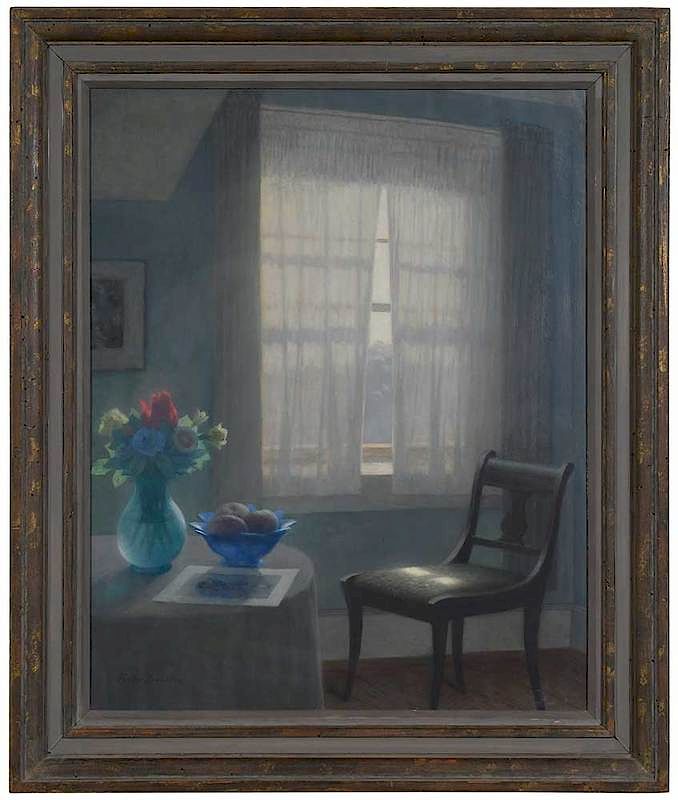 Appraisal: Feodor Zakharov Russian American - Sunlit Window signed lower left