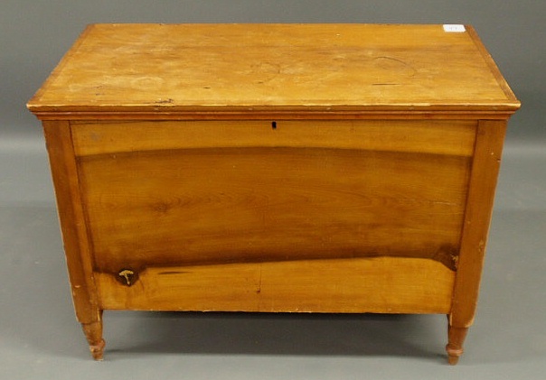 Appraisal: Sheraton poplar blanket chest h x w x d