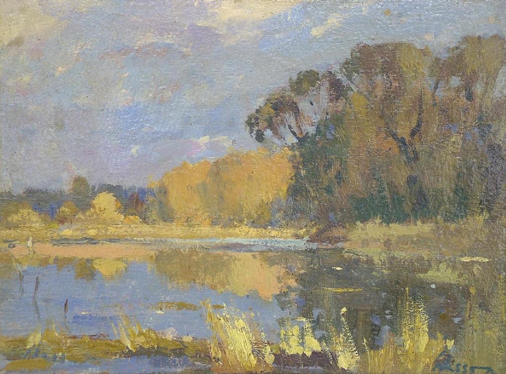 Appraisal: By Edward Wesson - - 'At Slyfield near Guildford' signed