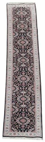 Appraisal: Hand-tied Persian Kashan runner approx ' l ' w