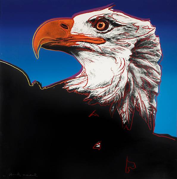 Appraisal: Andy Warhol American - Bald Eagle from Endangered Species F