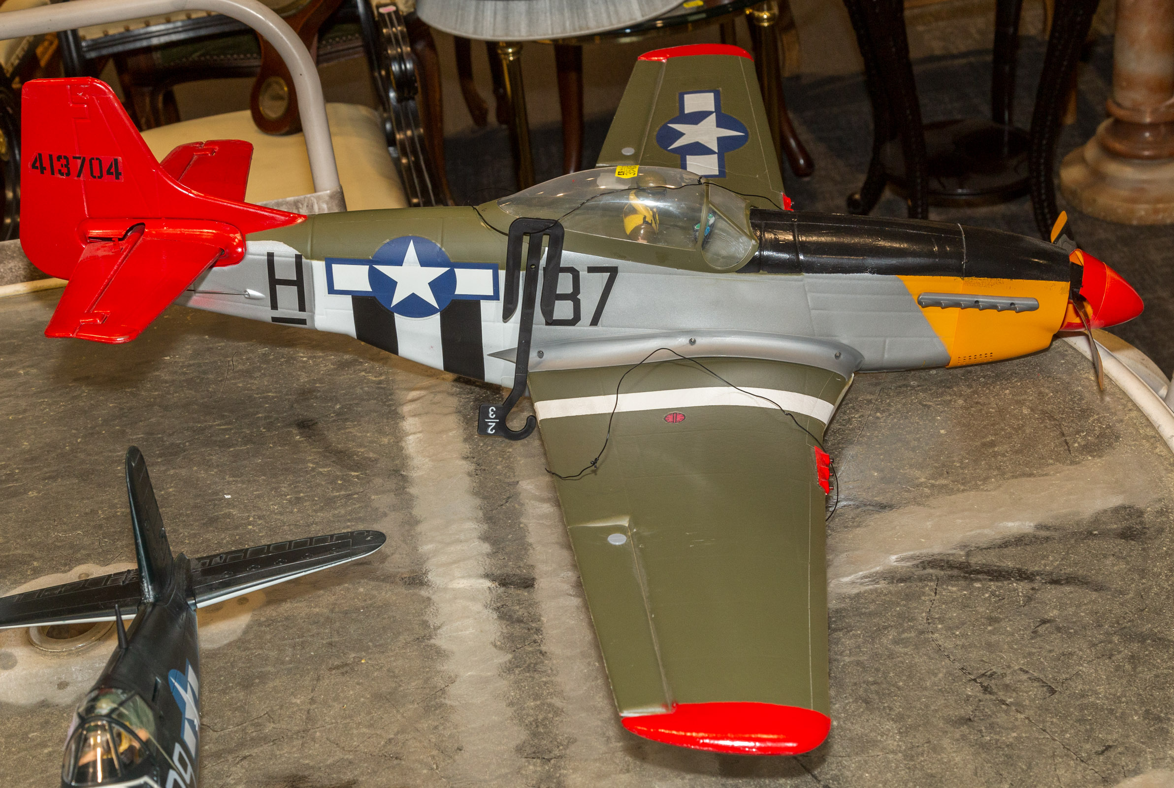 Appraisal: MODEL OF TUSKEGEE AIRMEN P MUSTANG Modern