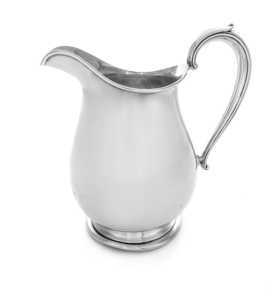 Appraisal: An American Silver Water Pitcher An American Silver Water Pitcher