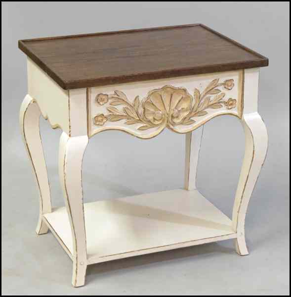 Appraisal: SINGLE DRAWER TABLE H '' W '' D '' Condition