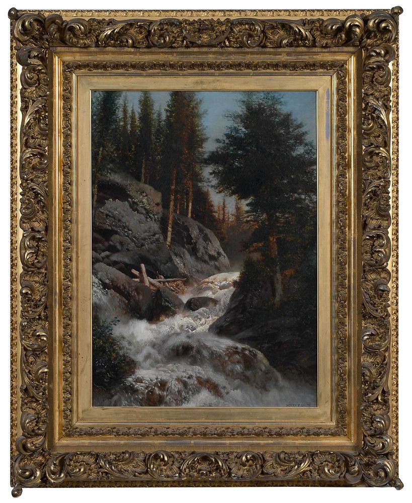 Appraisal: Henry Pember Smith American - The Cascade signed lower right