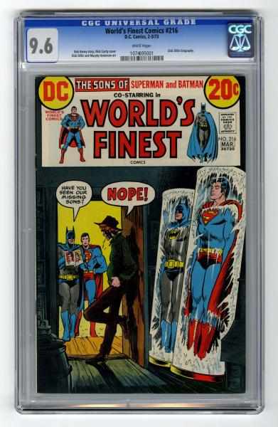 Appraisal: World's Finest Comics CGC D C Comics Click for full