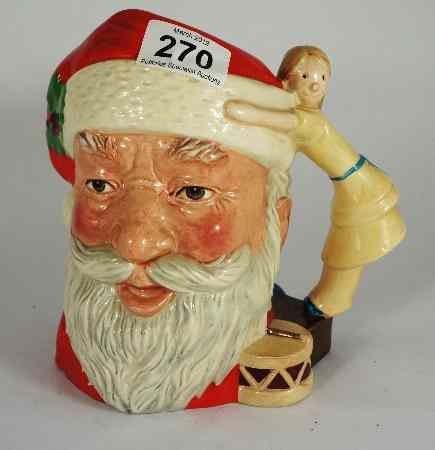 Appraisal: Royal Doulton Large Character Jug Santa Claus D with Doll