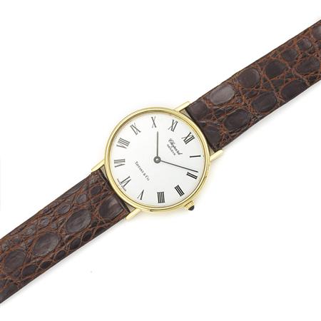 Appraisal: Gold Wristwatch Chopard Tiffany Co Estimate -