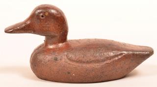 Appraisal: Ohio Sewer Tile Hand Molded Duck Figure Incised in base