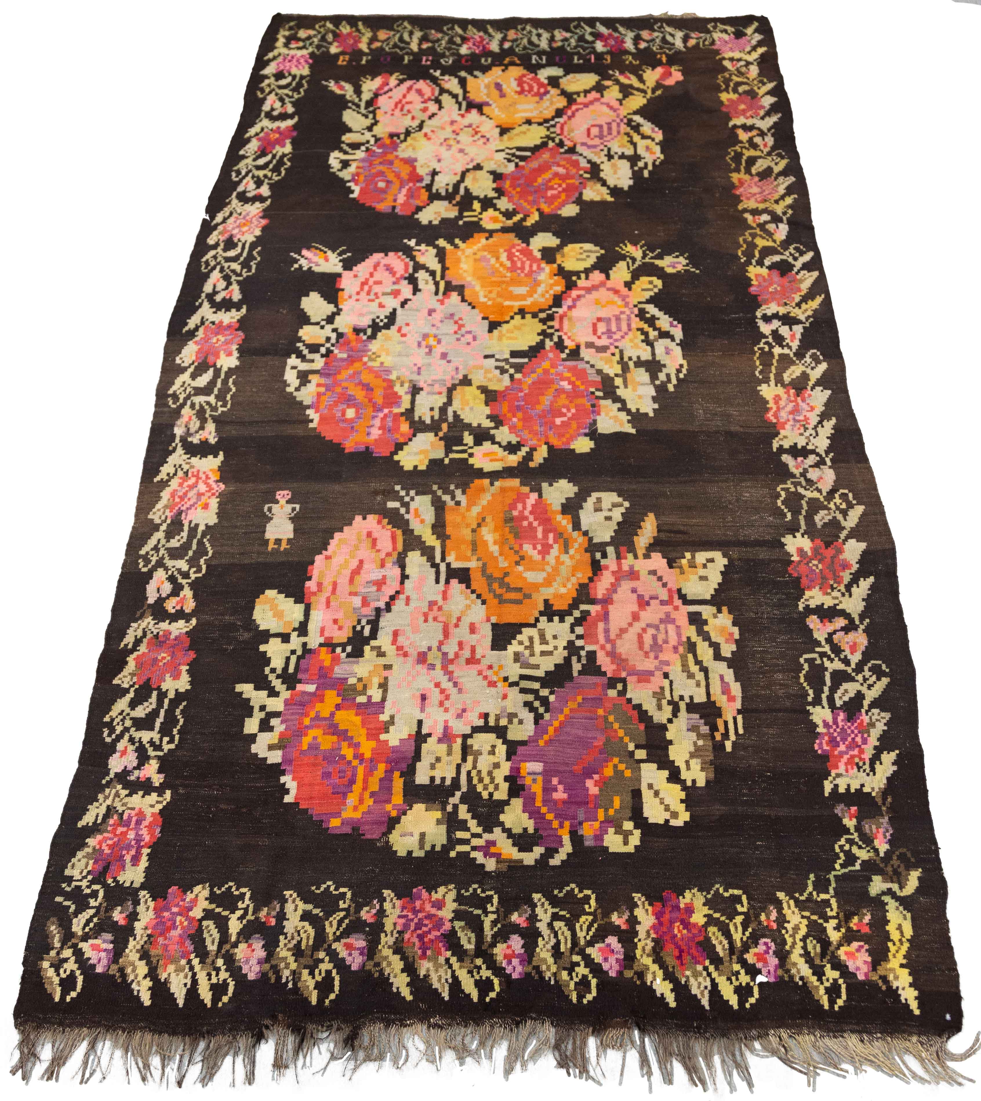 Appraisal: BESSARABIAN KILIM RUG circa