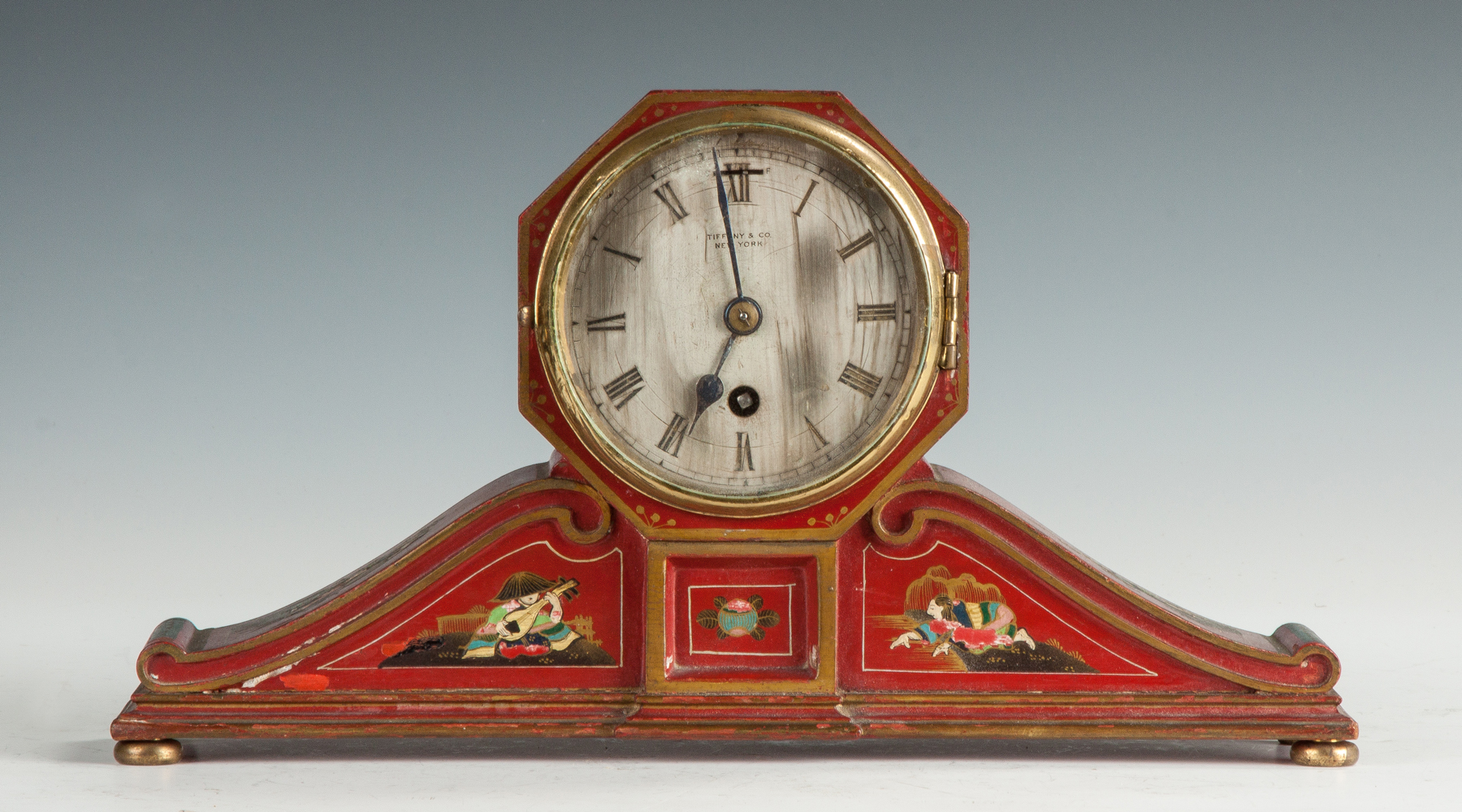 Appraisal: Tiffany Co NY Mantle Clock in the Oriental Style th