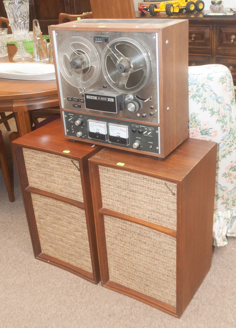 Appraisal: Stereo equipment including Teac A- SL reel-to-reel tape deck and