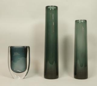 Appraisal: pc Scandinavian Sweden Art Glass Vases PER LUTKEN for HOLMEGAARD