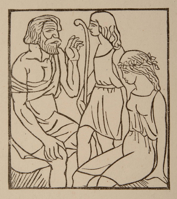 Appraisal: Aristide Maillol French - Three woodcuts from Daphnis et Chloeincluding