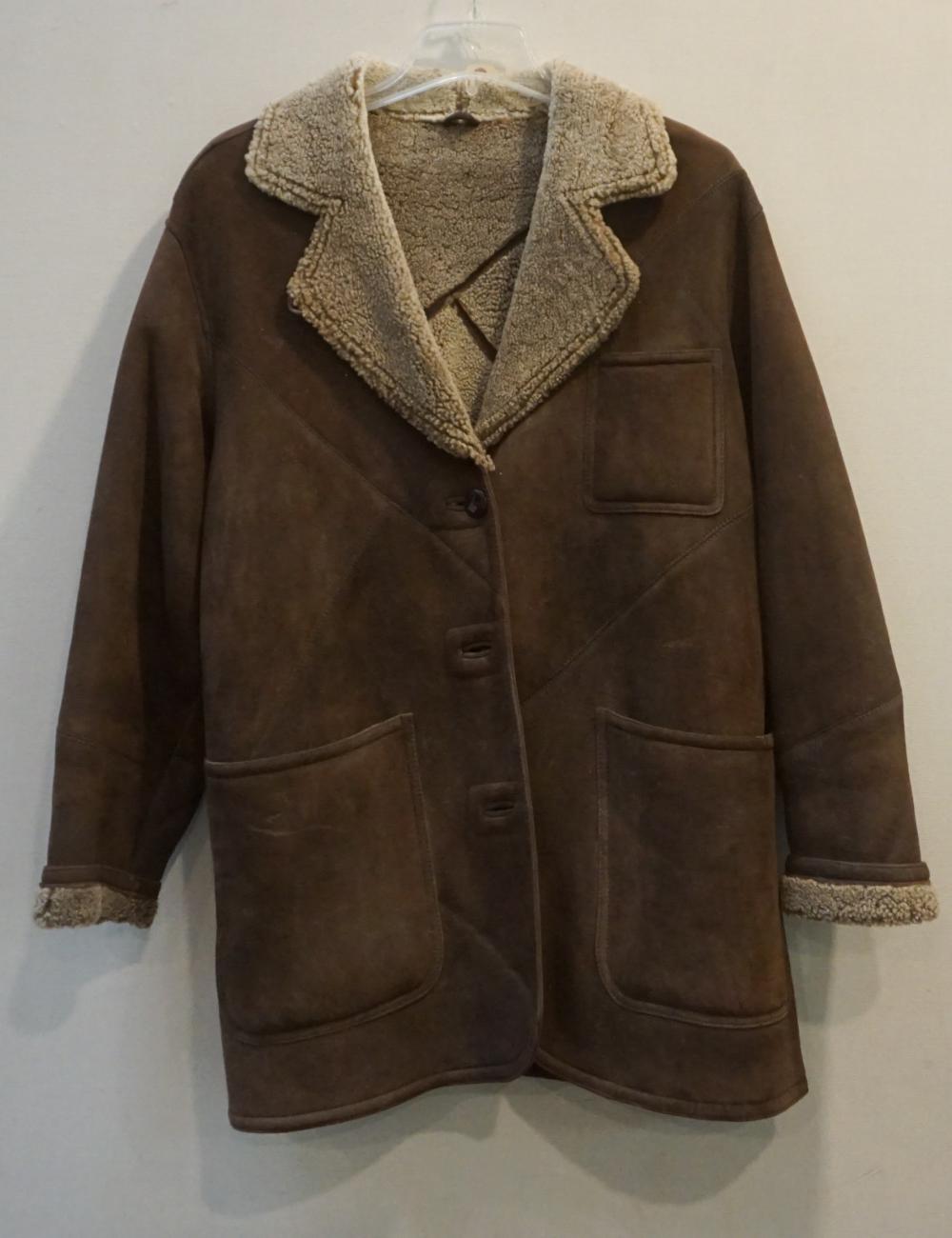 Appraisal: Brown Shearling Coat Size