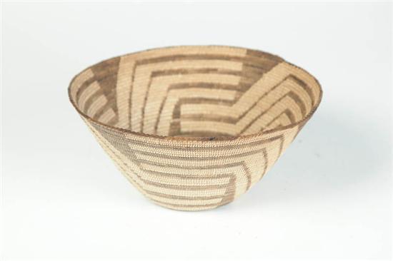 Appraisal: NATIVE AMERICAN BASKET American st quarter- th century Akimel O'odham