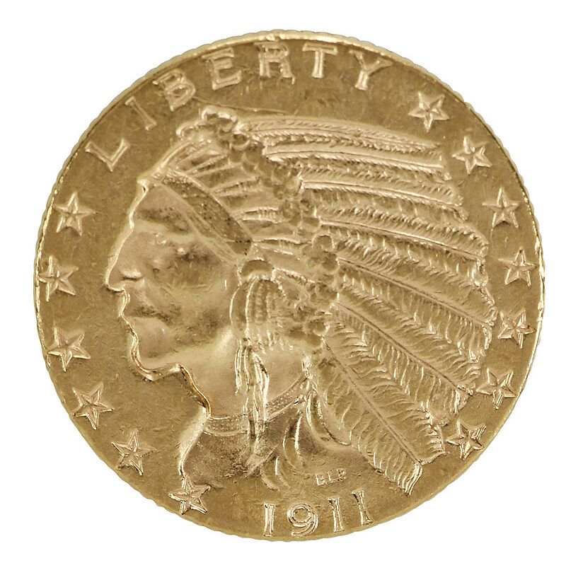 Appraisal: Indian Head Gold Coin Philadelphia issue actual gold weight oz