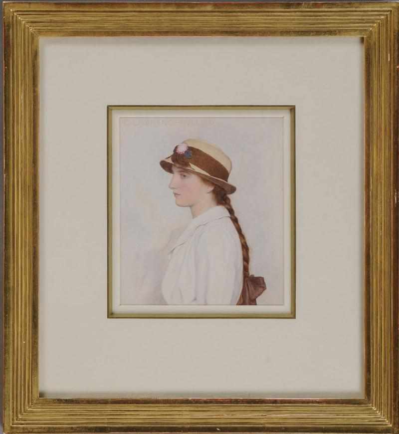 Appraisal: GEORGE LAWRENCE BULLEID - STUDY OF A YOUNG GIRL IN