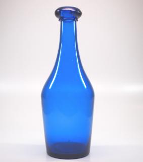 Appraisal: Blown quart decanter A mid th century blown glass quart