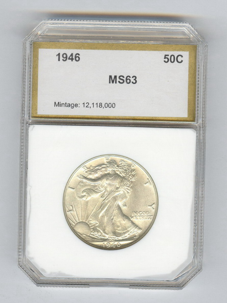 Appraisal: U S WALKING LIBERTY HALF DOLLAR MS Estate coin