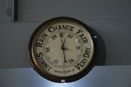 Appraisal: A circular Aneroid barometer d cm