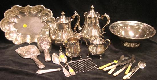 Appraisal: Sterling including Preisner four piece sterling tea service Reed Barton