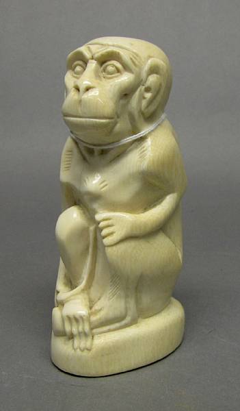 Appraisal: Ivory and Bone Carvings in high