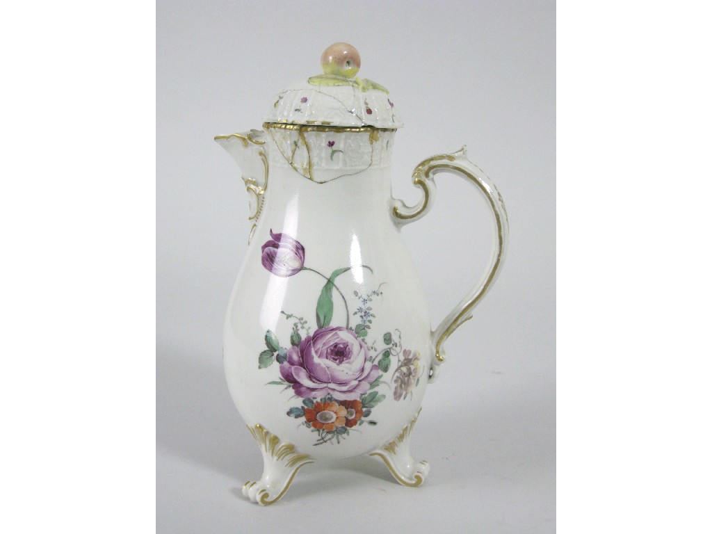 Appraisal: A Furstenburg porcelain Coffee Pot and Cover finely painted with