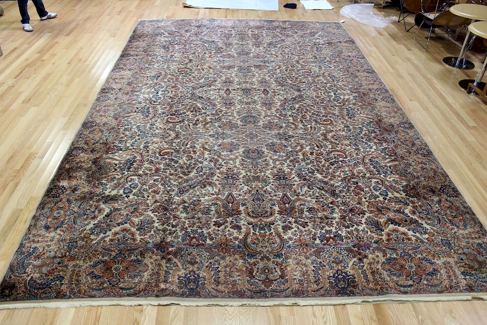 Appraisal: Vintage Large Roomsize Karastan Carpet From a Larchmont estate -