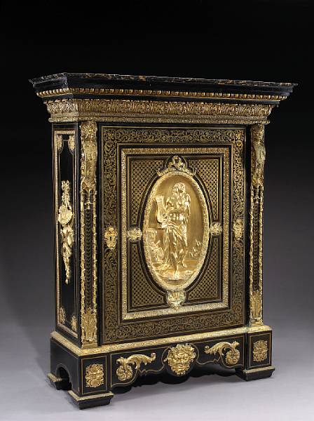 Appraisal: A fine Louis XIV style gilt bronze mounted and boulle