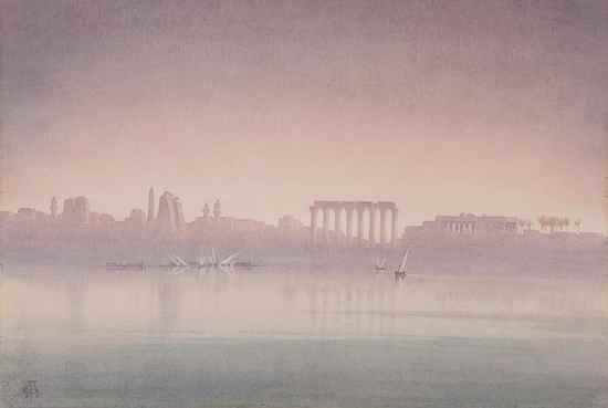 Appraisal: George Henry Benton Fletcher - The Nile at Philae waterolour