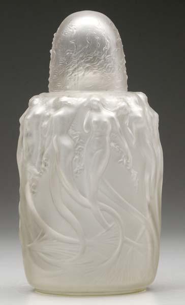 Appraisal: RENE LALIQUE Sirenes perfume burner of clear and frosted glass