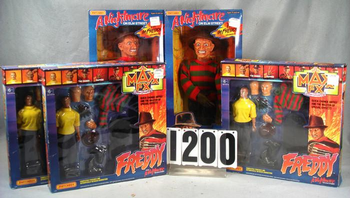 Appraisal: Lot of Freddy Kreuger related dolls consisting of Matchbox Talking