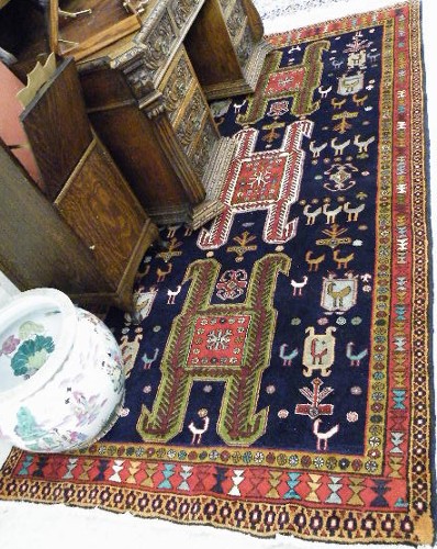 Appraisal: PERSIAN MISHKIN AREA RUG Azerbaijan province northwestern Iran the plain