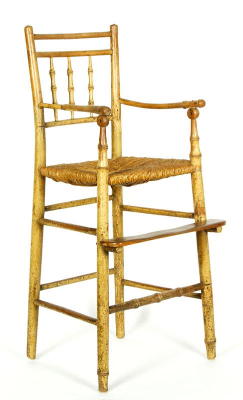 Appraisal: - Early th C Child's High Chair Early th Century