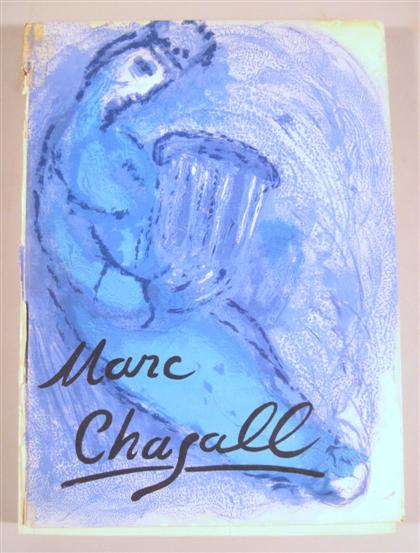 Appraisal: vol Chagall Marc Illustrations for the Bible New York Harcourt