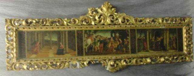 Appraisal: COCCIA P Oil on Canvas in Rococo Frame As is