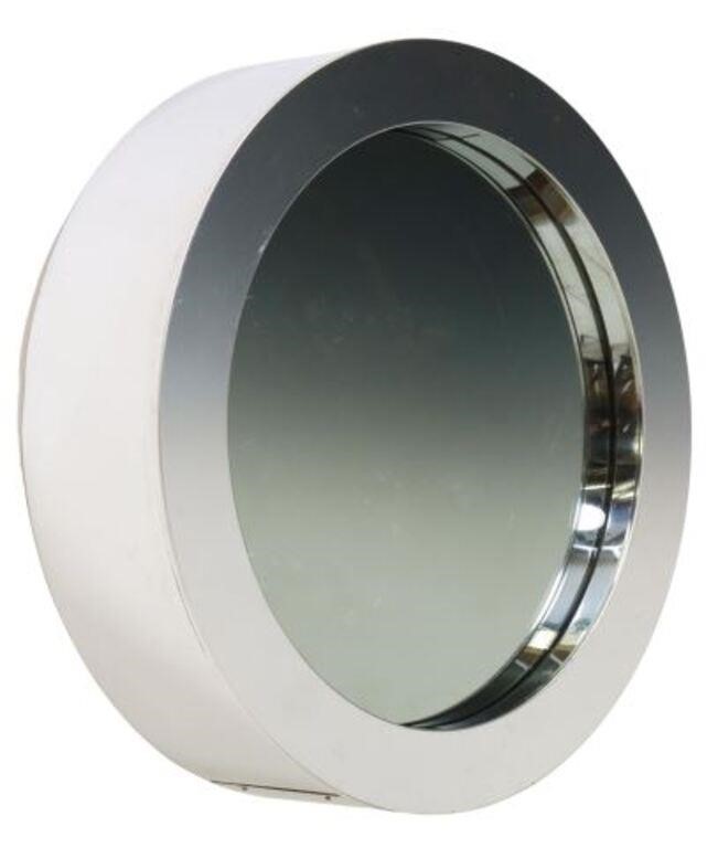 Appraisal: Modern Infinity wall light mirror signed at the side C